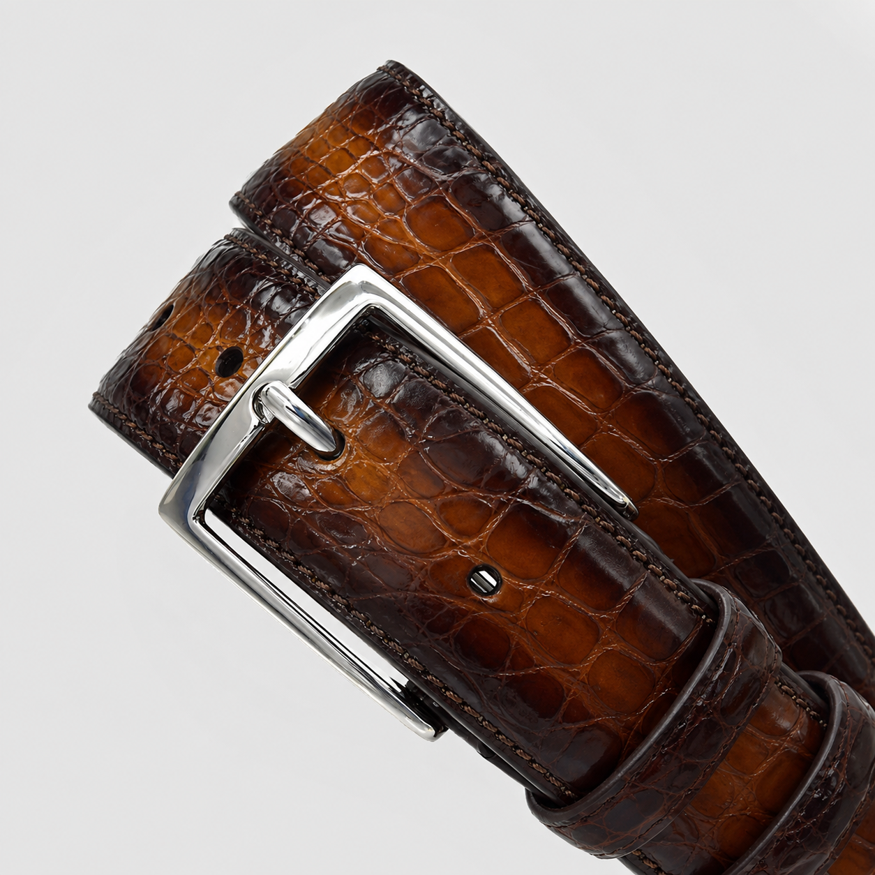 Cintura Uomo in vera pelle di Coccodrillo