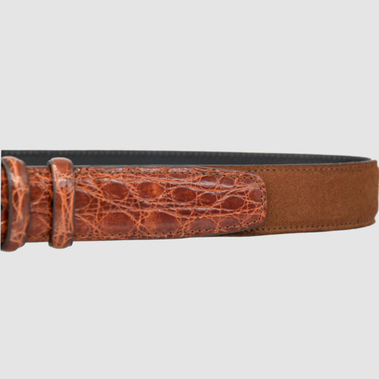 Cintura Uomo in vera pelle di Coccodrillo