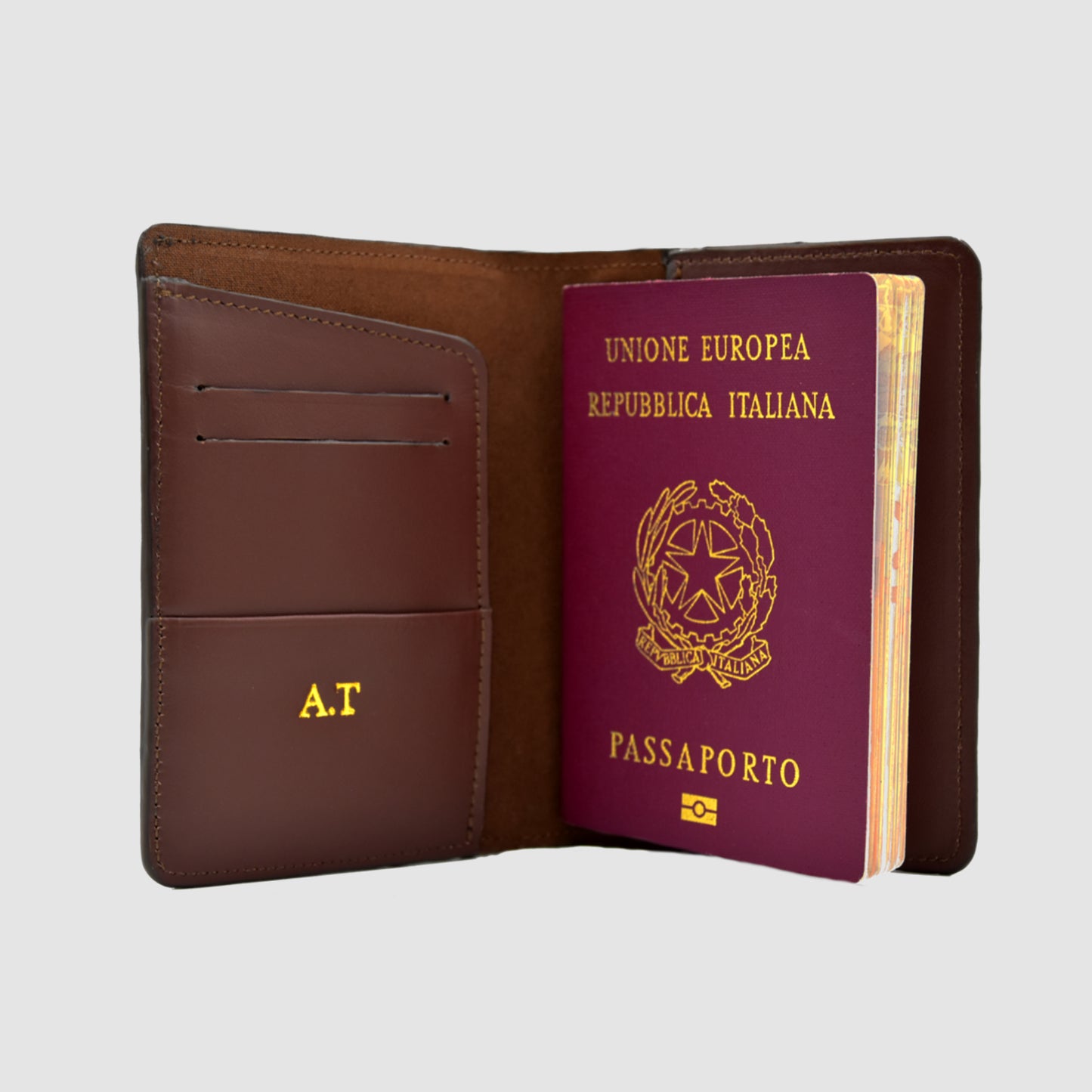 Porta Passaporto in vera pelle di Coccodrillo