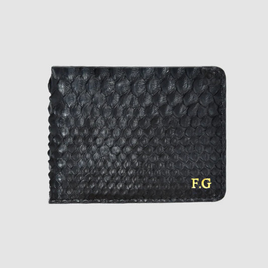 Portafoglio mod. "Esemplare" in vero pitone Personalizzabile