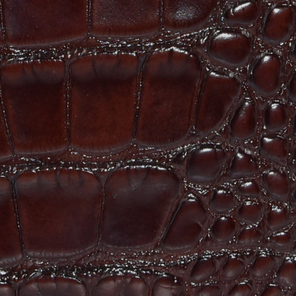Wallet for man in genuine Alligator skin - Brown