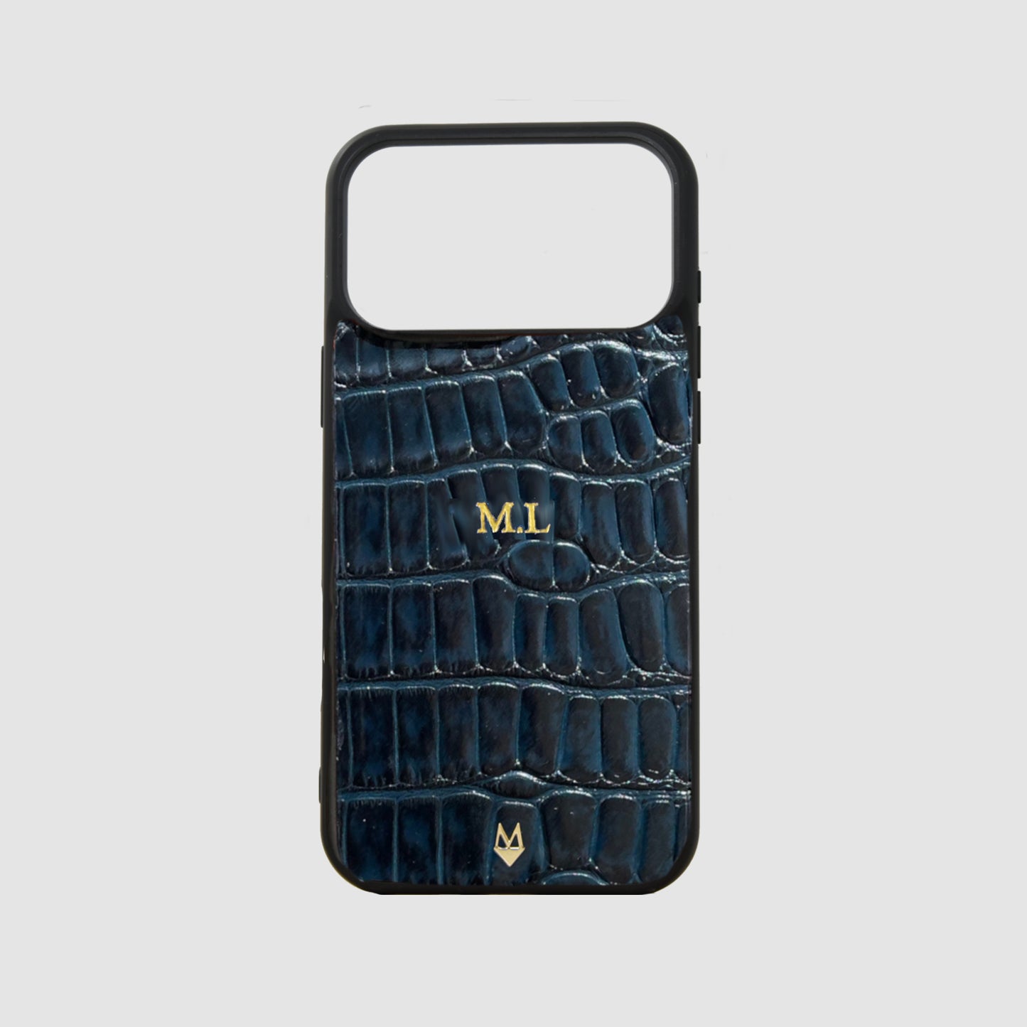 Cover in vera pelle di Coccodrillo e Pitone iPhone 17/16/15/14/13/12 MagSafe Personalizzabile