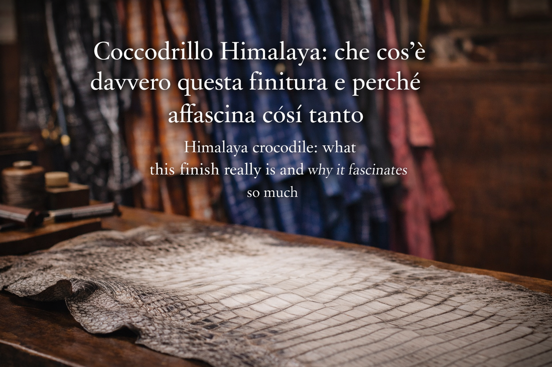 Coccodrillo Himalaya: che cos’è davvero questa finitura e perché affascina così tanto
