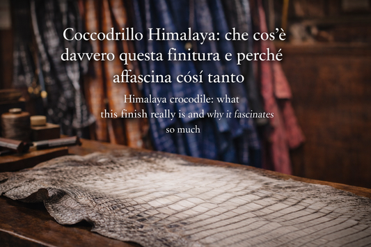 Coccodrillo Himalaya: che cos’è davvero questa finitura e perché affascina così tanto