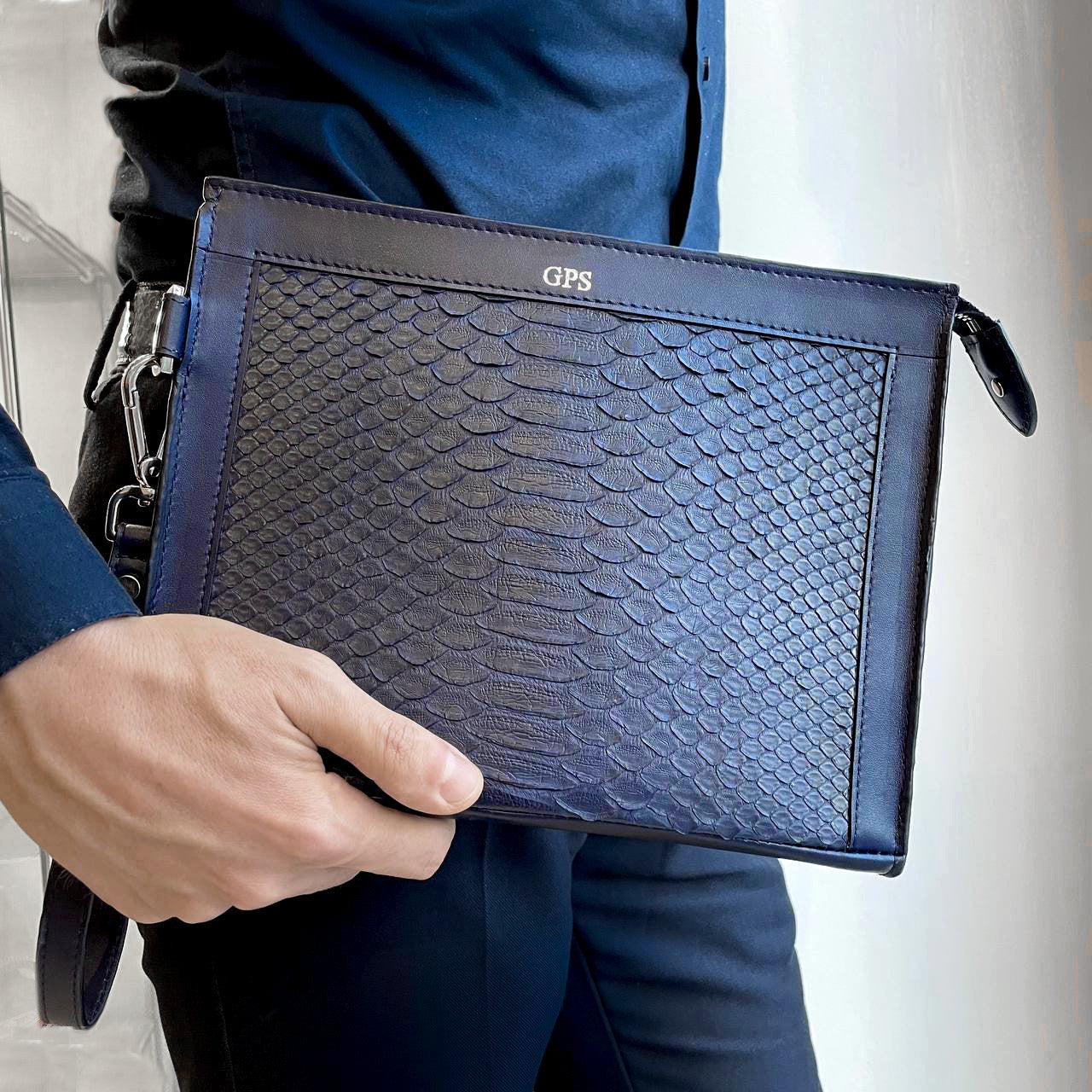 Pochette Borsello Uomo Pochette Con Iniziali Uomo Borsello Uomo