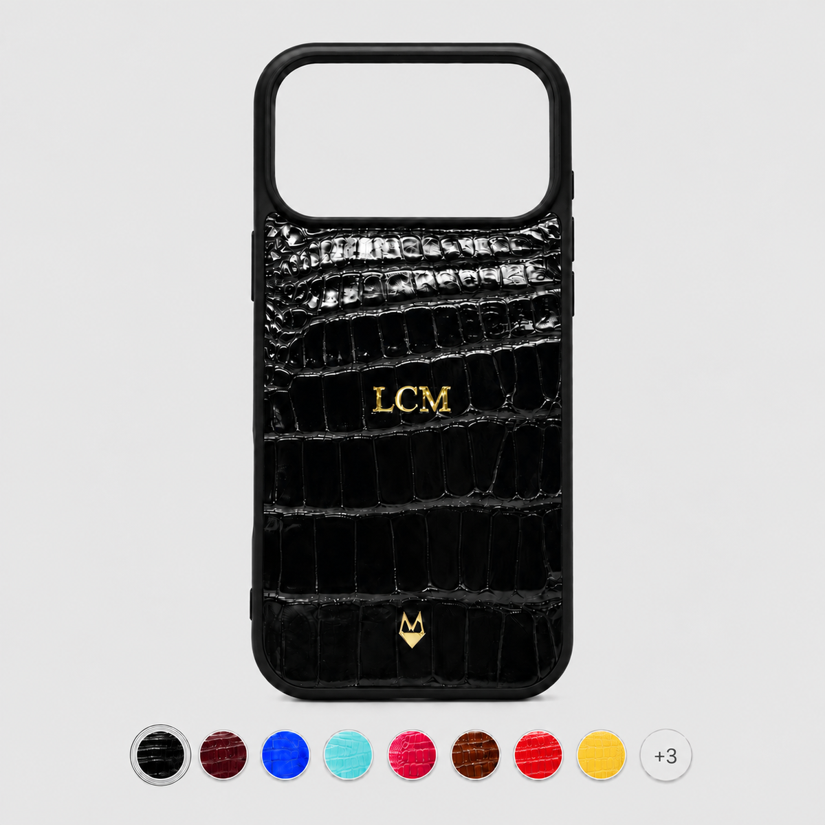 Cover in vera pelle di Coccodrillo e Pitone iPhone 18 17/16/15/14/13 MagSafe Personalizzabile