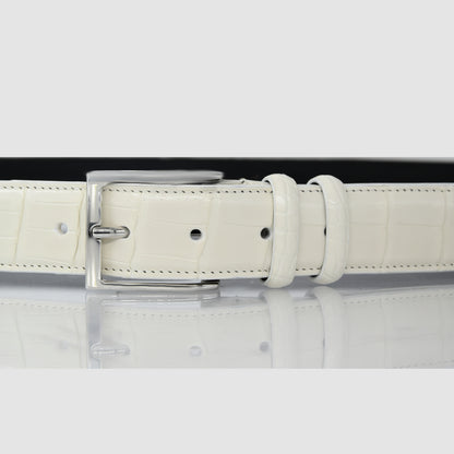 Genuine Crocodile Skin Men’s Belt 