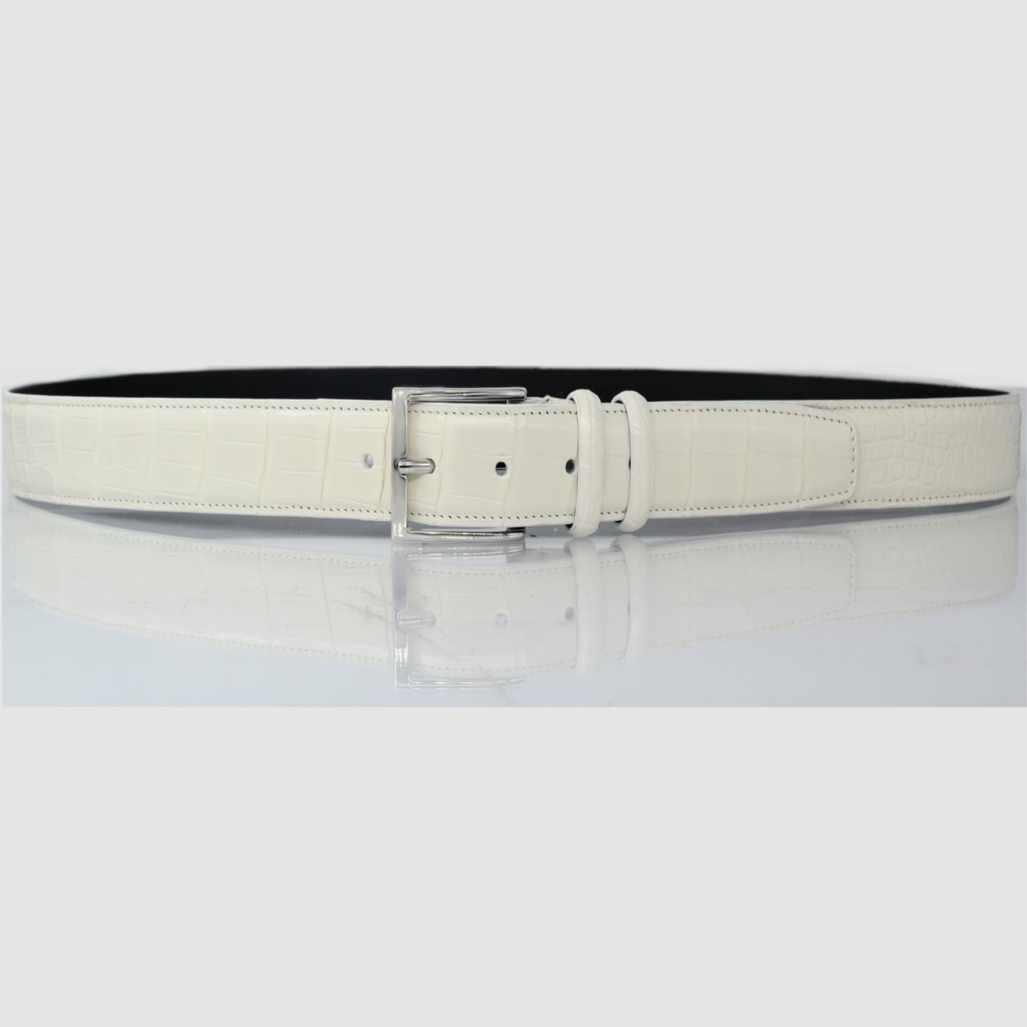 Genuine Crocodile Skin Men’s Belt 