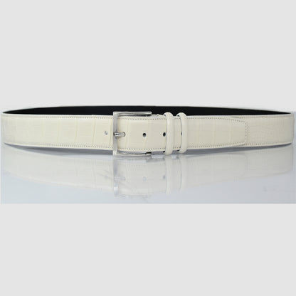 Genuine Crocodile Skin Men’s Belt 