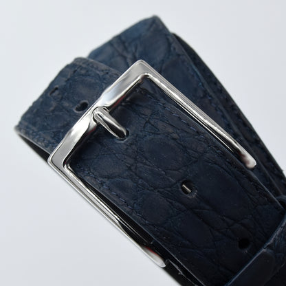 Cintura Uomo in vera pelle di Coccodrillo Nabuk