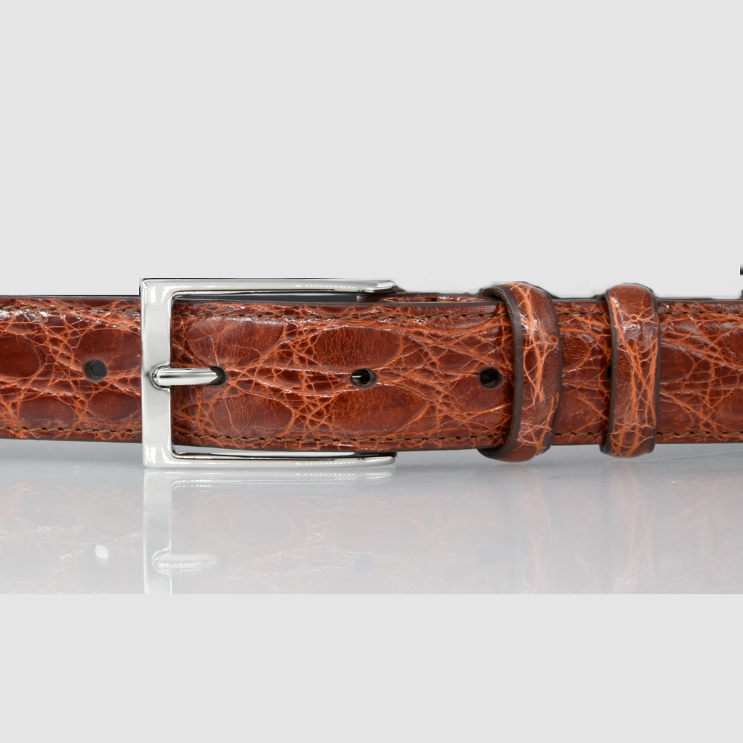 Cintura Uomo in vera pelle di Coccodrillo