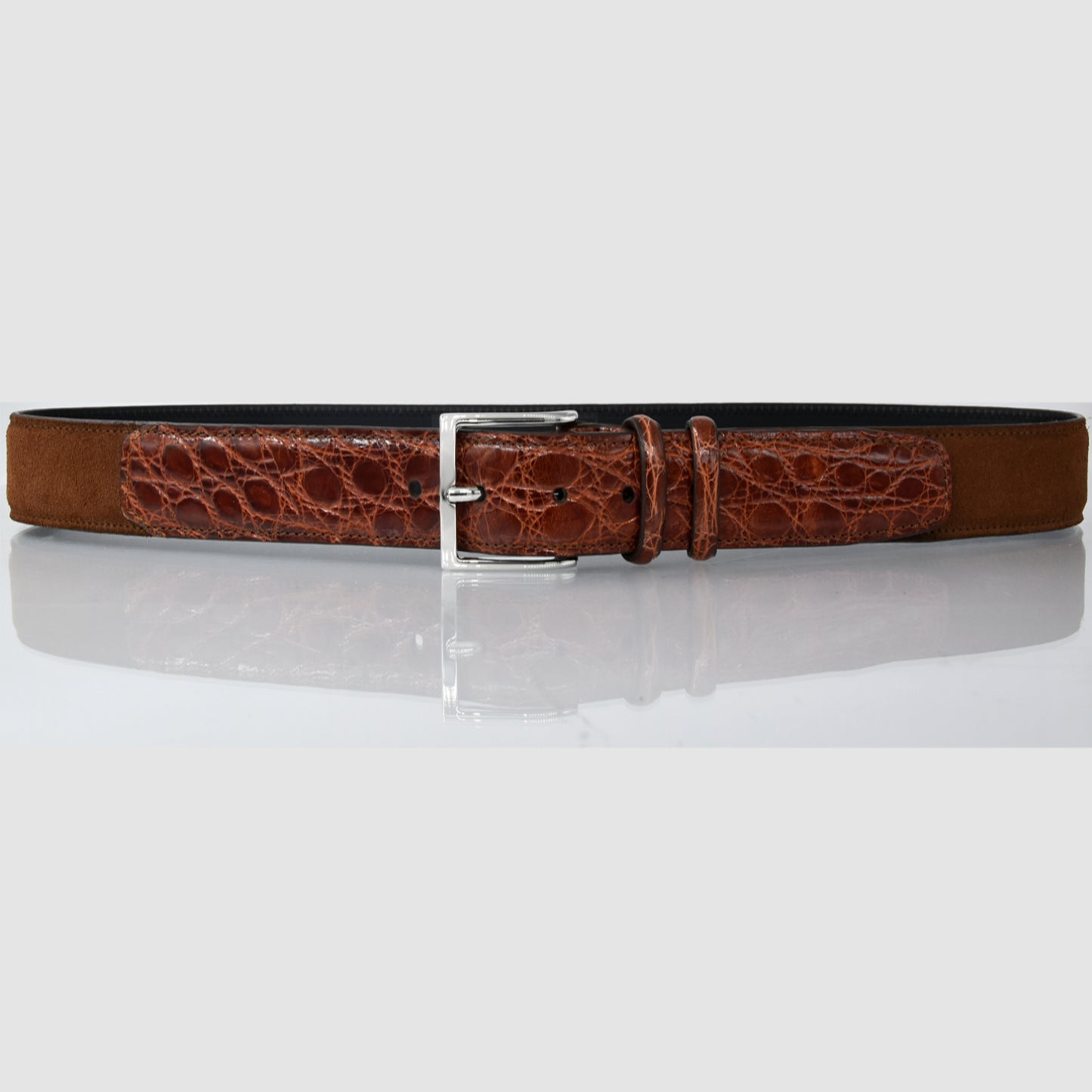 Cintura Uomo in vera pelle di Coccodrillo