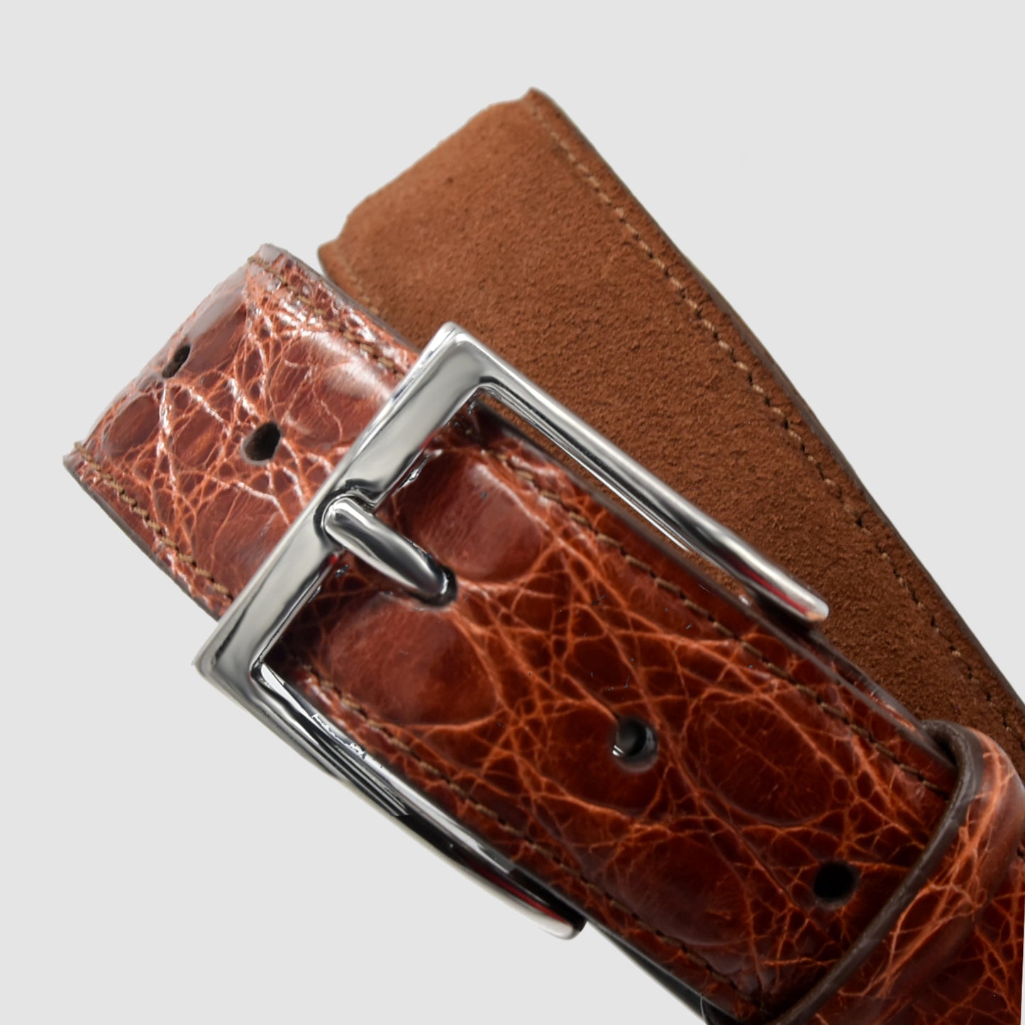 Cintura Uomo in vera pelle di Coccodrillo