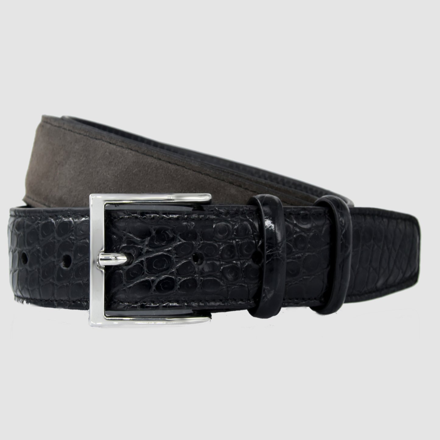 Cintura Uomo in vera pelle di Coccodrillo