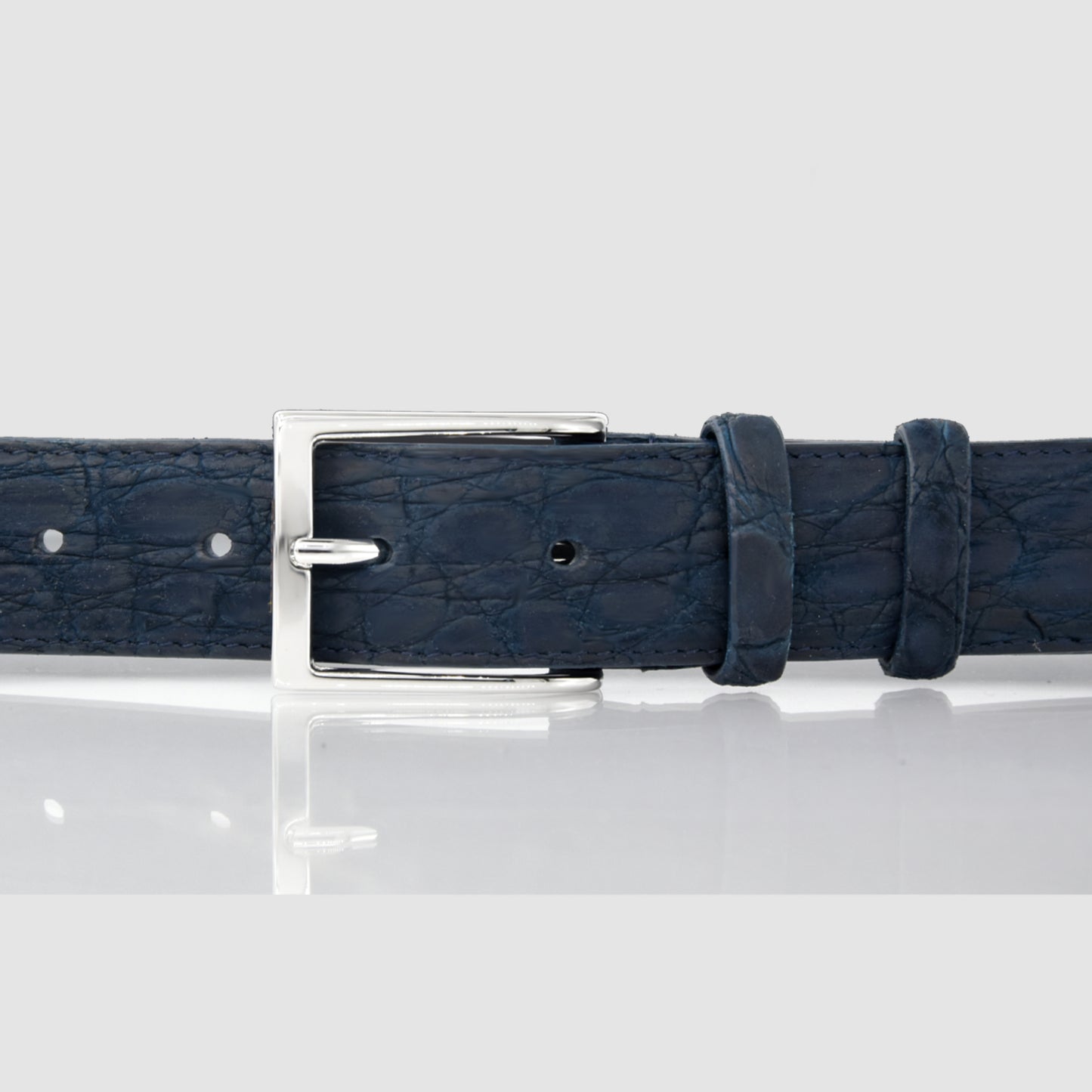 Cintura Uomo in vera pelle di Coccodrillo Nabuk