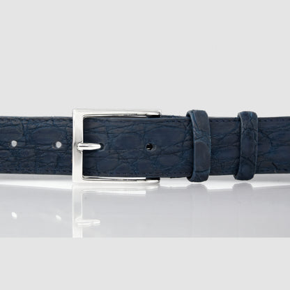 Cintura Uomo in vera pelle di Coccodrillo Nabuk