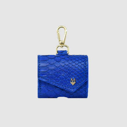 AirPods Headphone Case for All the Brats "Baby Eccelsa" in Genuine Python and Ostrich Leather