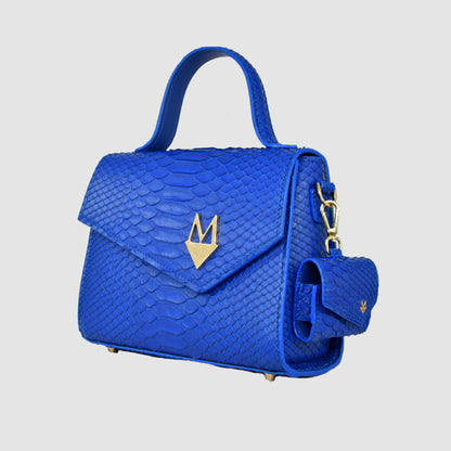 AirPods Headphone Case for All the Brats "Baby Eccelsa" in Genuine Python and Ostrich Leather