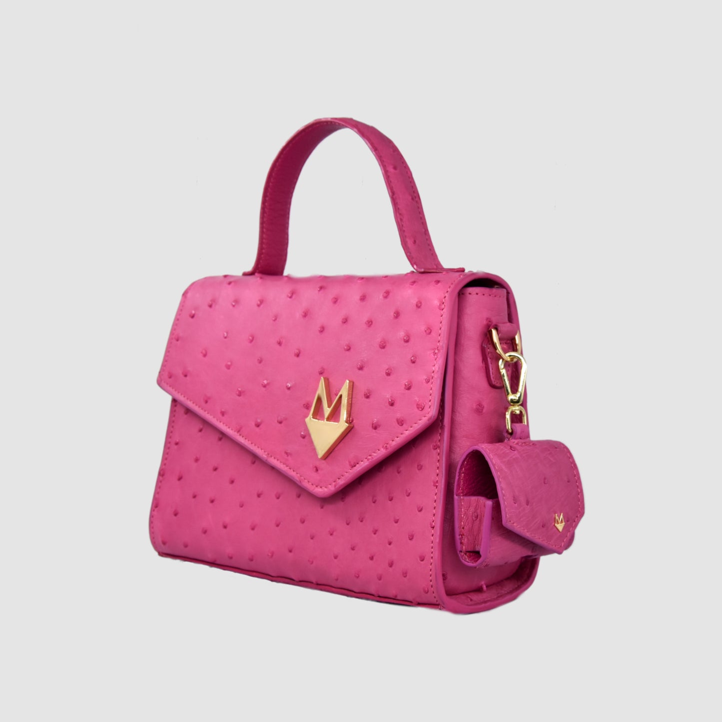 AirPods Headphone Case for All the Brats "Baby Eccelsa" in Genuine Python and Ostrich Leather