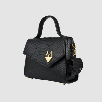 AirPods Headphone Case for All the Brats "Baby Eccelsa" in Genuine Python and Ostrich Leather