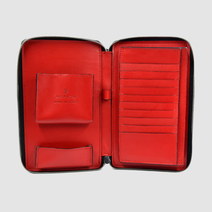 Pochette Borsa Uomo mod. DB in vera pelle di Pitone - Personalizzabile con iniziali