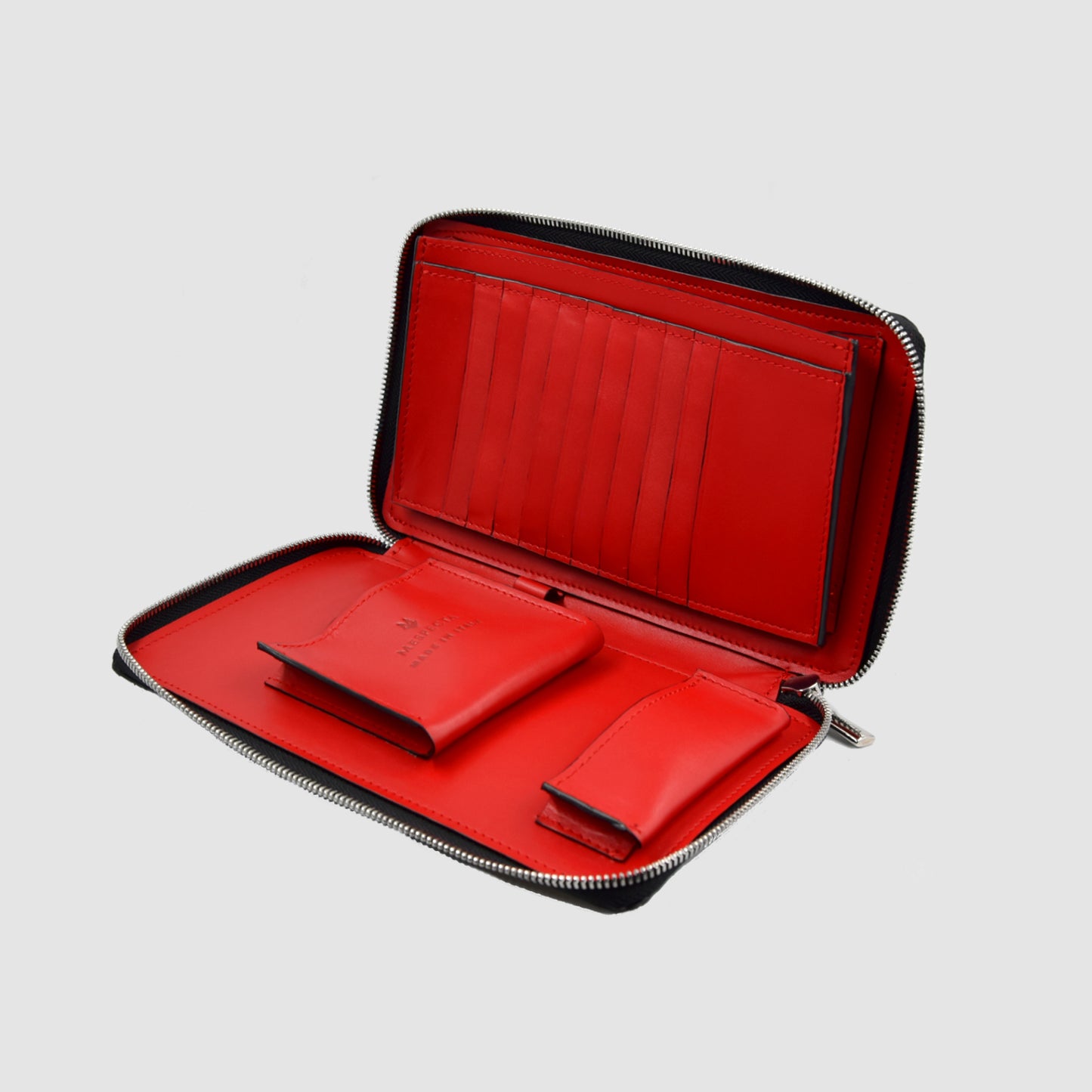 Pochette Borsa Uomo mod. DB in vera pelle di Pitone - Personalizzabile con iniziali