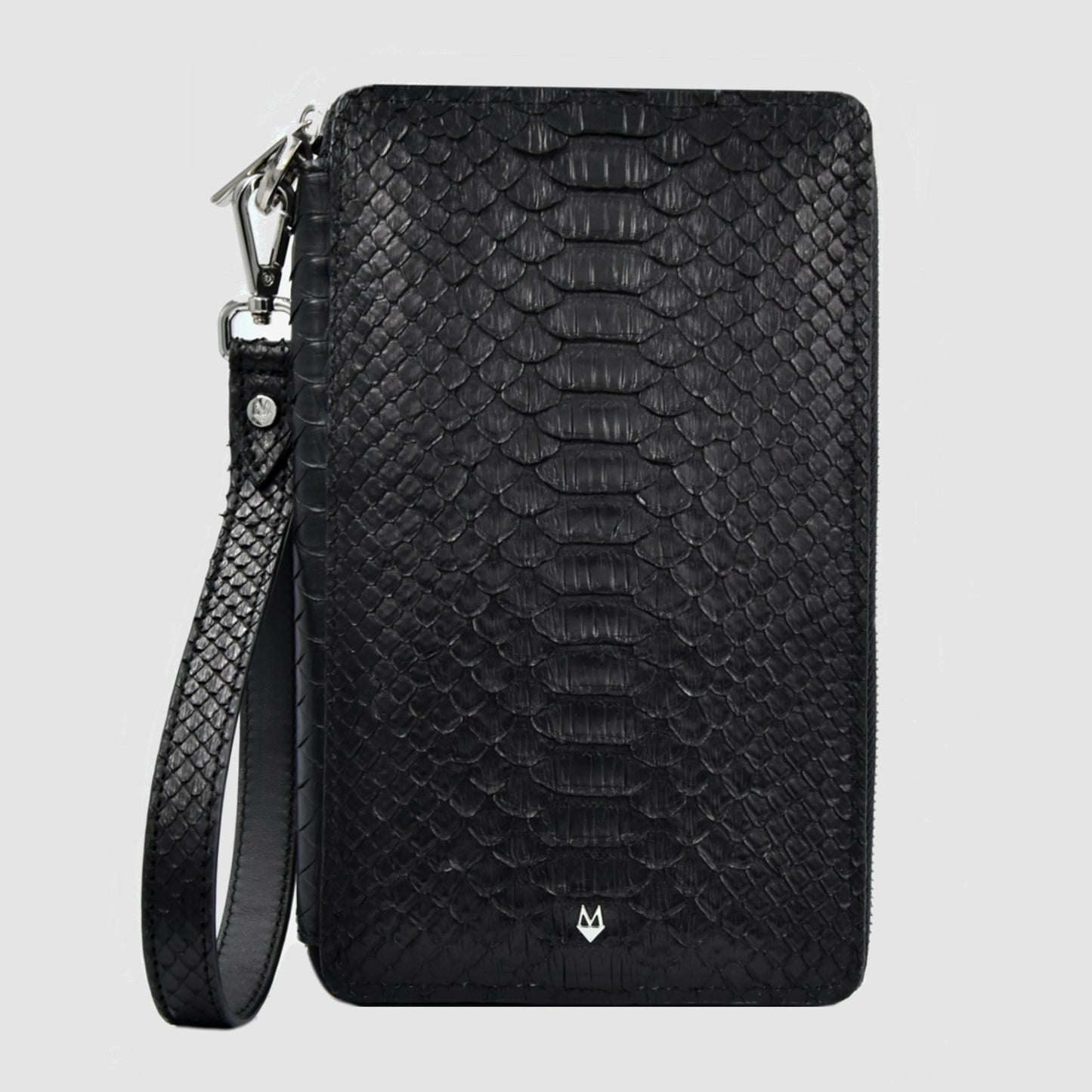 Pochette Borsa Uomo mod. DB in vera pelle di Pitone - Personalizzabile con iniziali