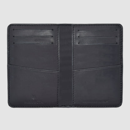 Pocket Organizer card holder in genuine python leather Customizable - White Black 