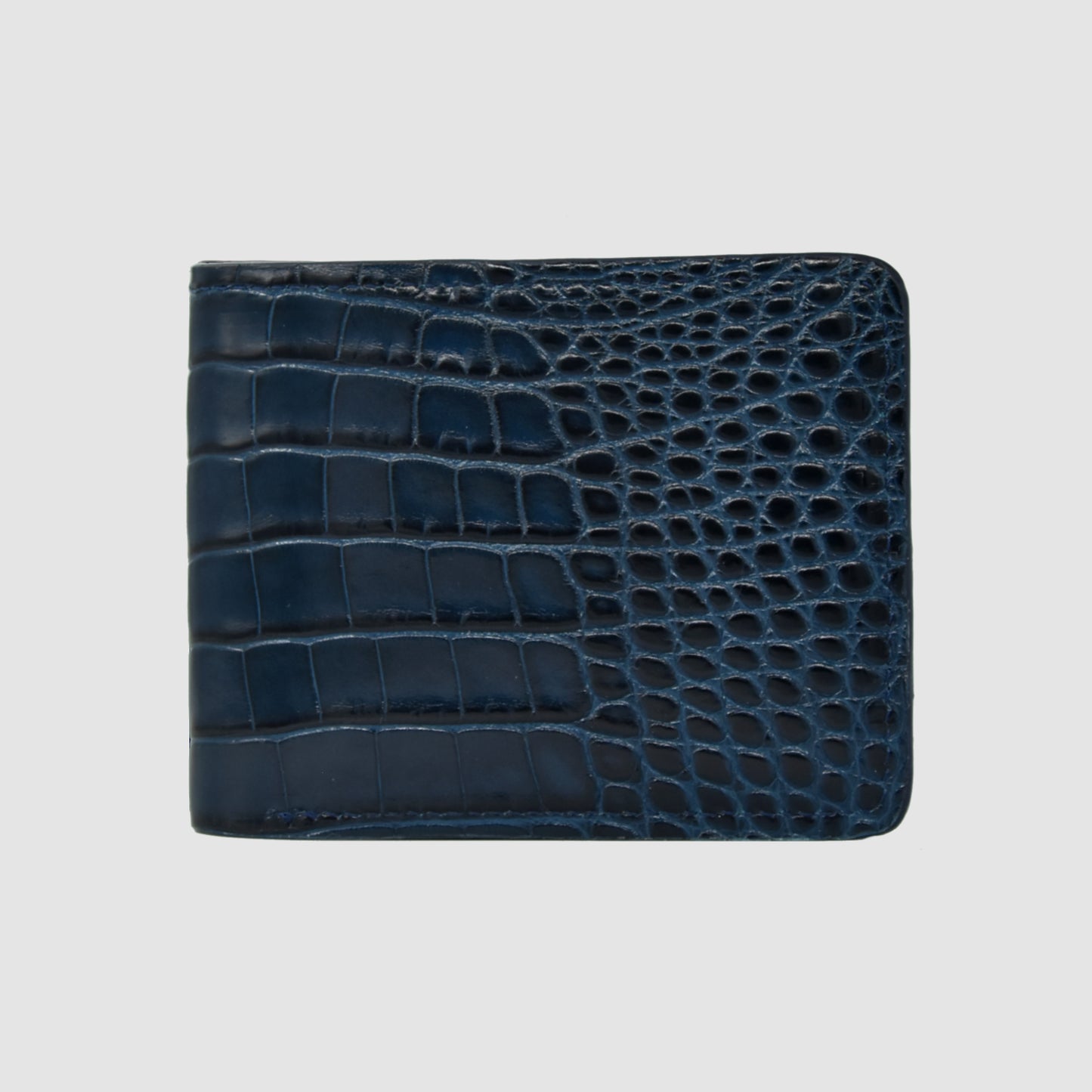 Portafoglio mod. "Esemplare" in vera pelle di coccodrillo personalizzabile