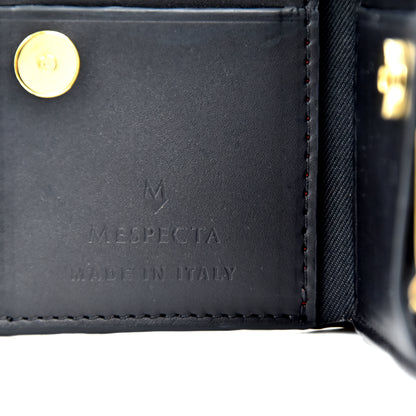 Portafoglio in vera pelle di Pitone Nero con Cuore di Pitone Rosso Personalizzabile