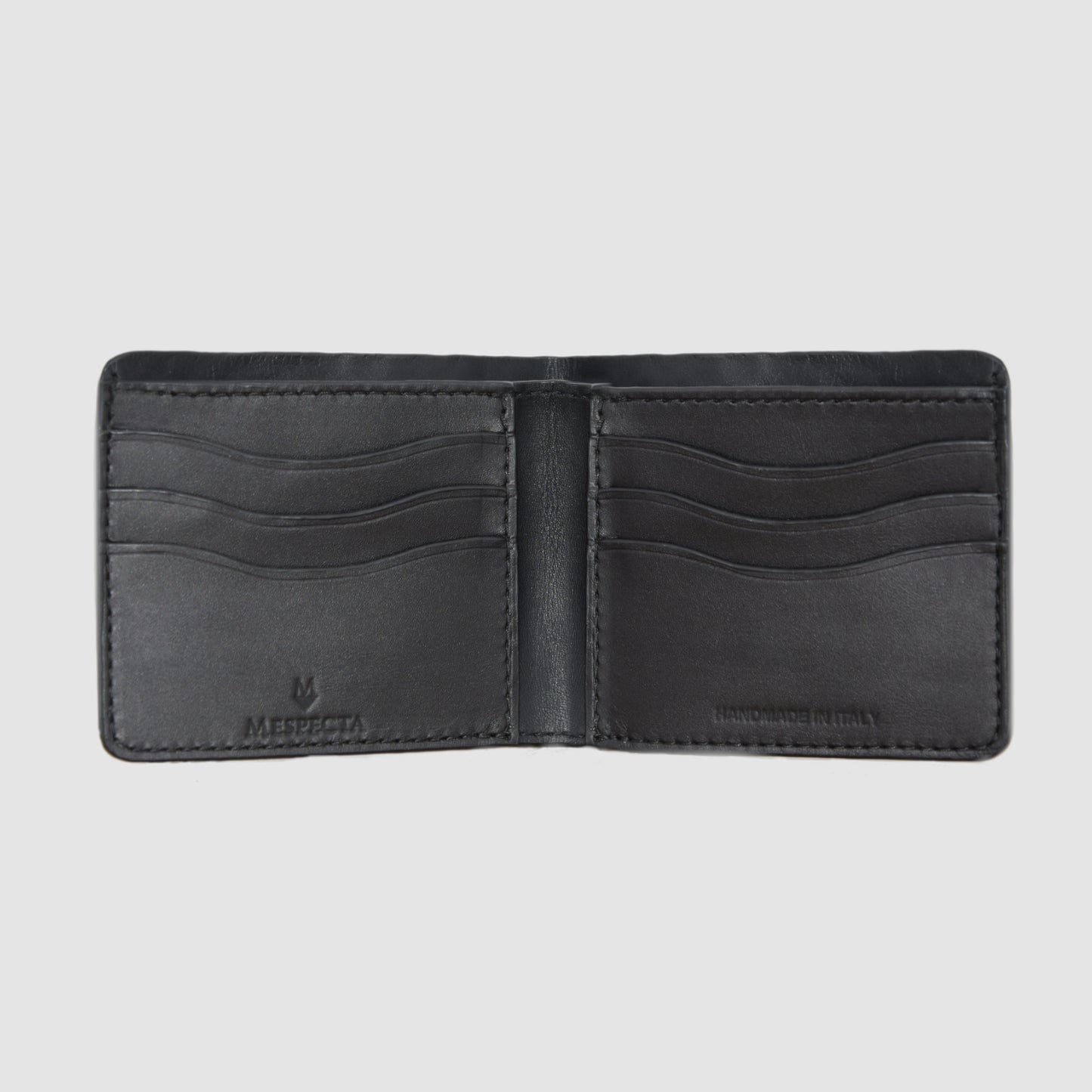 Customizable black and white genuine python leather wallet 