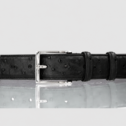 Cintura Uomo in vera pelle di Struzzo Personalizzabile