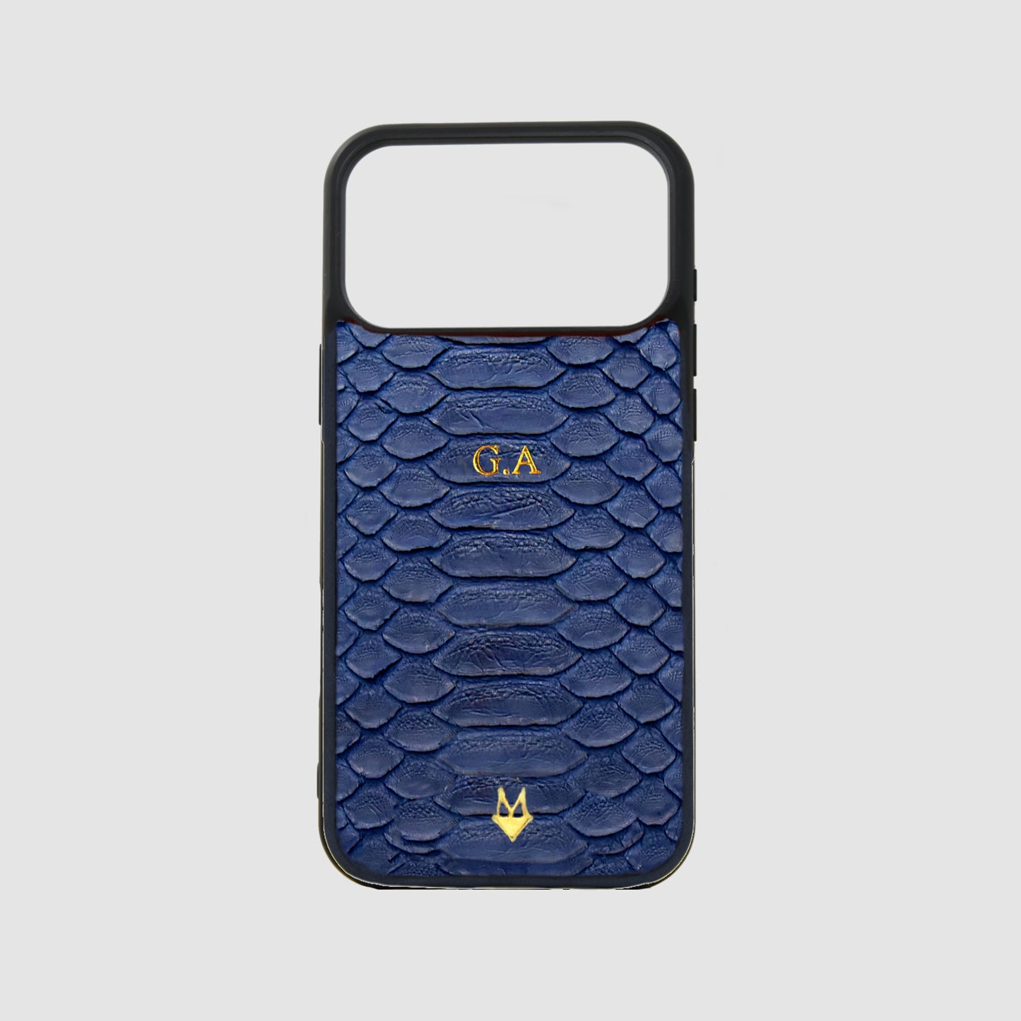 Cover in vera pelle di Pitone Personalizzabile iPhone 17/16/15/14/13/12