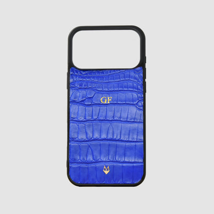 Cover in vera pelle di Coccodrillo iPhone MagSafe 17/16/15/14/13/12