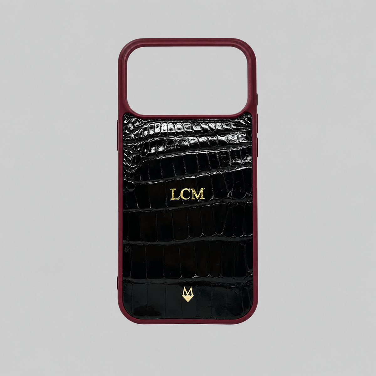 Cover in vera pelle di Alligatore iPhone 18/17 MagSafe Personalizzabile