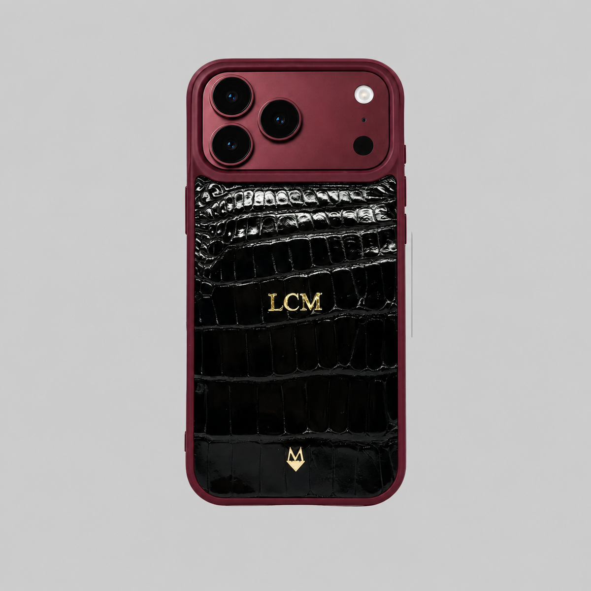 Cover in vera pelle di Alligatore iPhone 18/17 MagSafe Personalizzabile