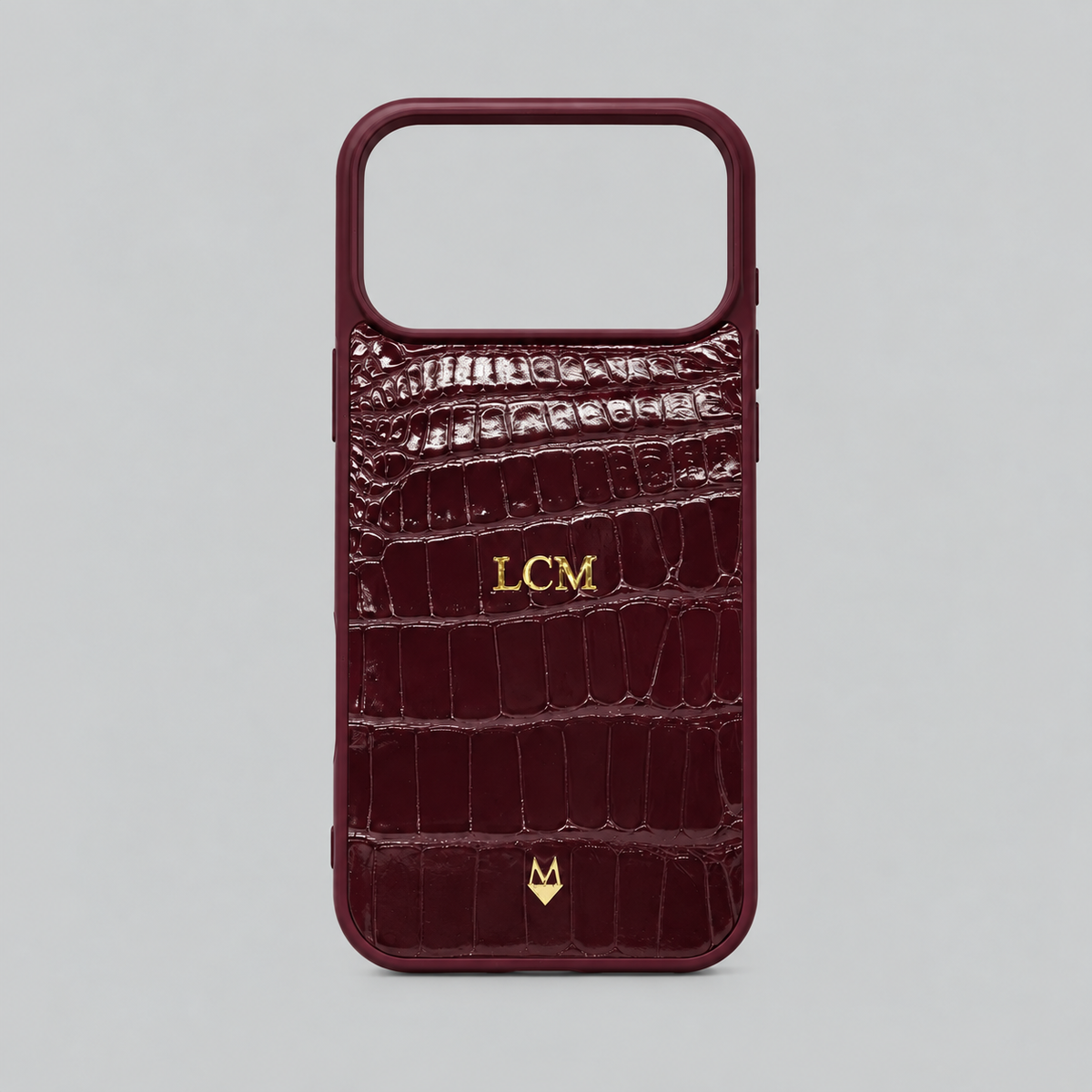 Cover in vera pelle di Alligatore iPhone 18/17 MagSafe Personalizzabile