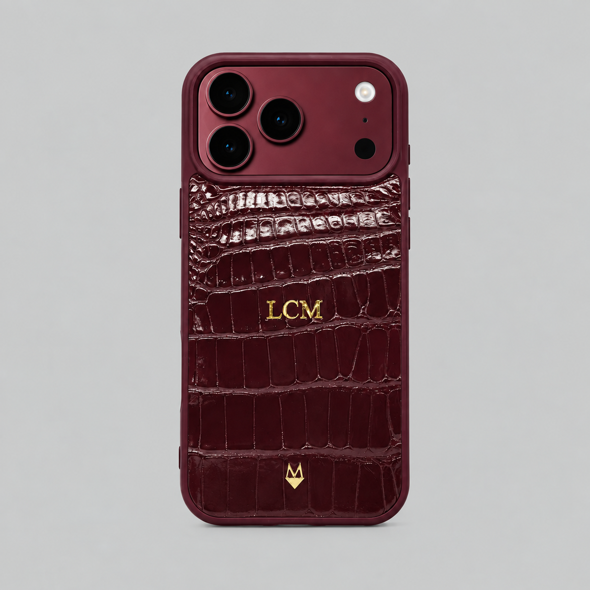 Cover in vera pelle di Alligatore iPhone 18/17 MagSafe Personalizzabile