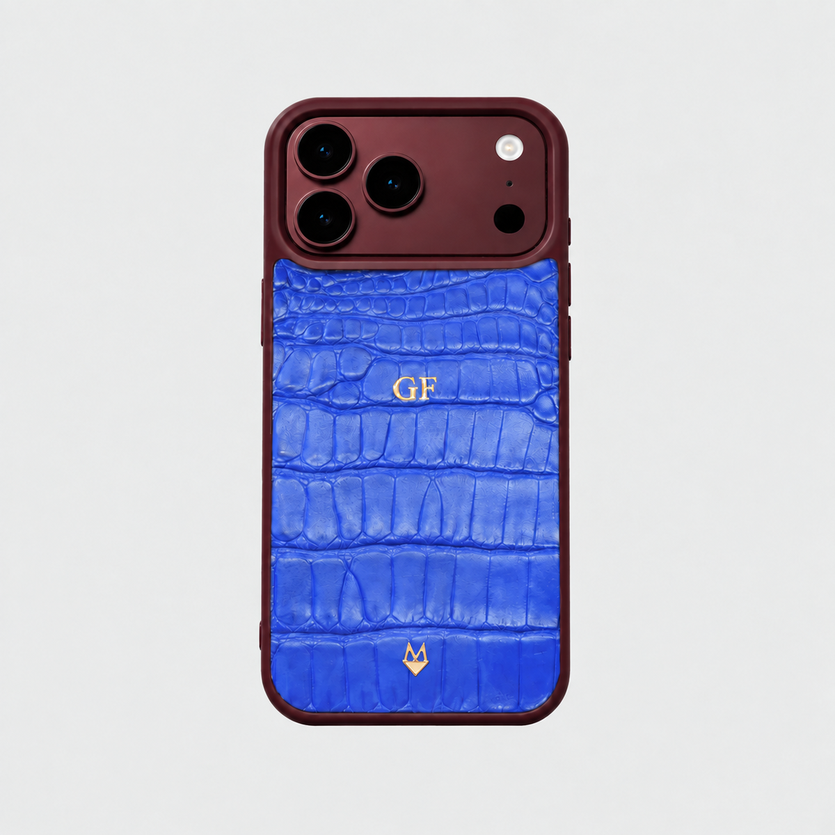 Cover in vera pelle di Alligatore iPhone 18/17 MagSafe Personalizzabile