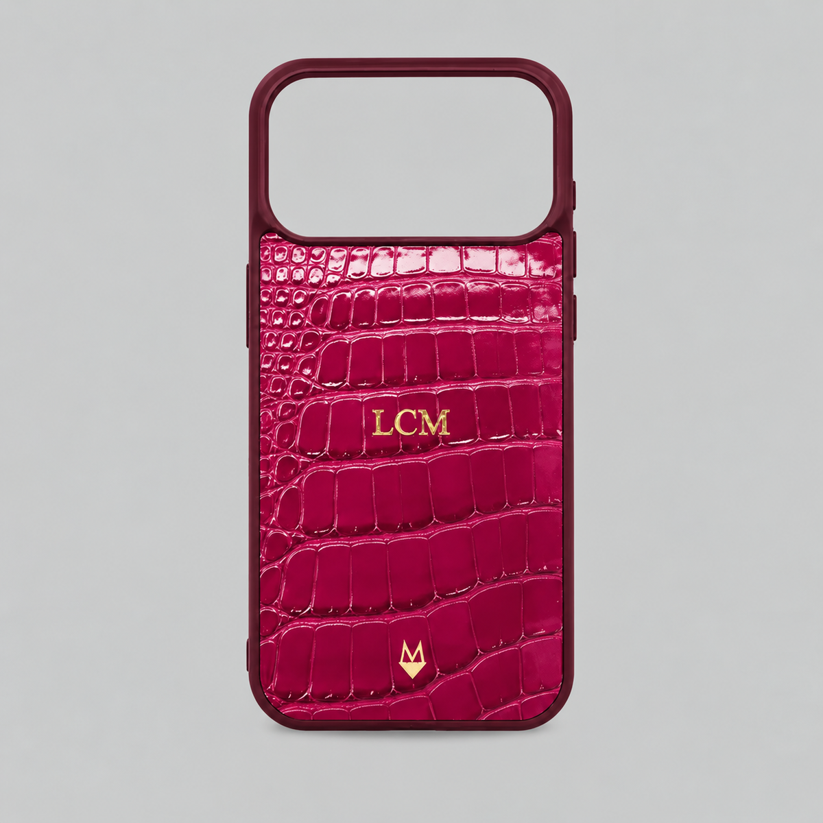 Cover in vera pelle di Alligatore iPhone 18/17 MagSafe Personalizzabile