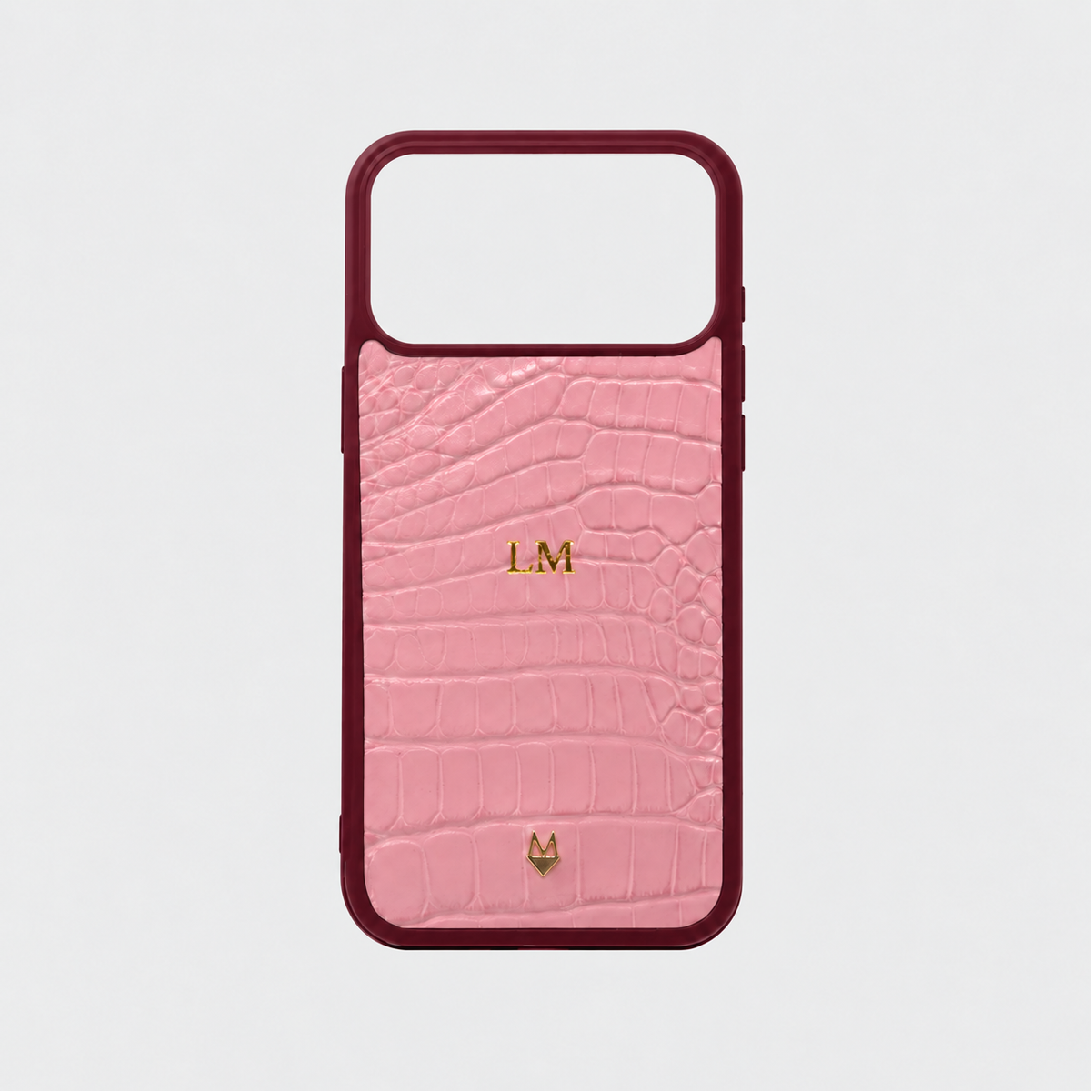 Cover in vera pelle di Alligatore iPhone 18/17 MagSafe Personalizzabile
