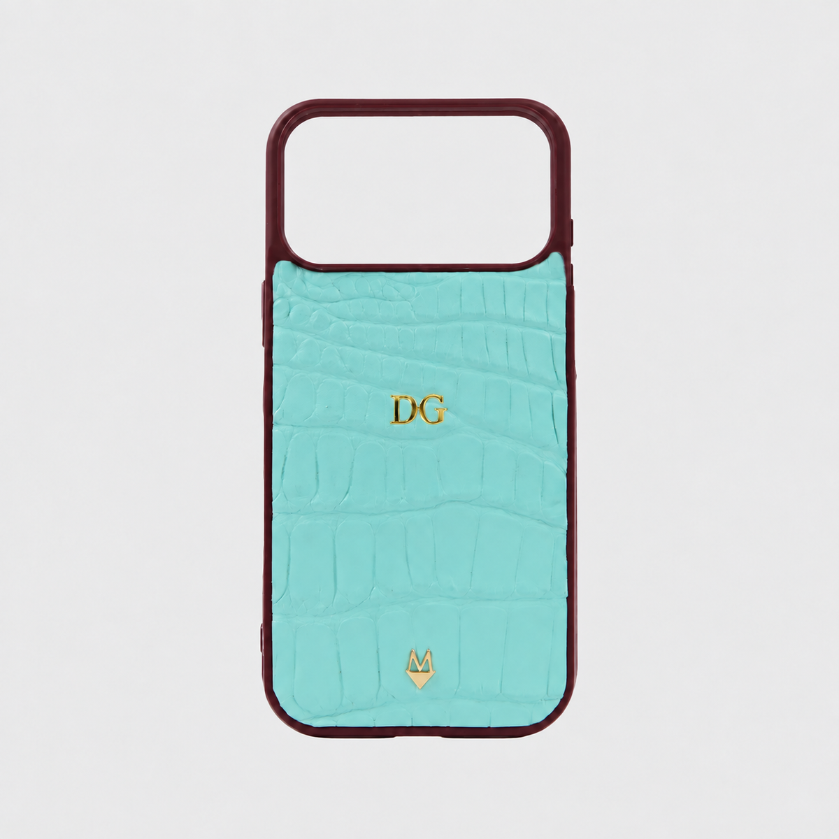 Cover in vera pelle di Alligatore iPhone 18/17 MagSafe Personalizzabile