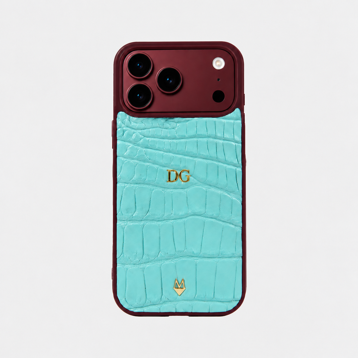 Cover in vera pelle di Alligatore iPhone 18/17 MagSafe Personalizzabile