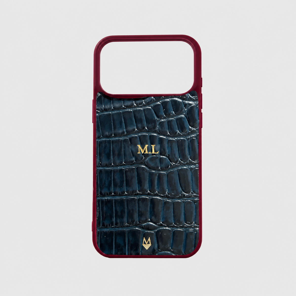 Cover in vera pelle di Alligatore iPhone 18/17 MagSafe Personalizzabile