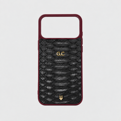 Cover in vera pelle di Alligatore iPhone 18/17 MagSafe Personalizzabile
