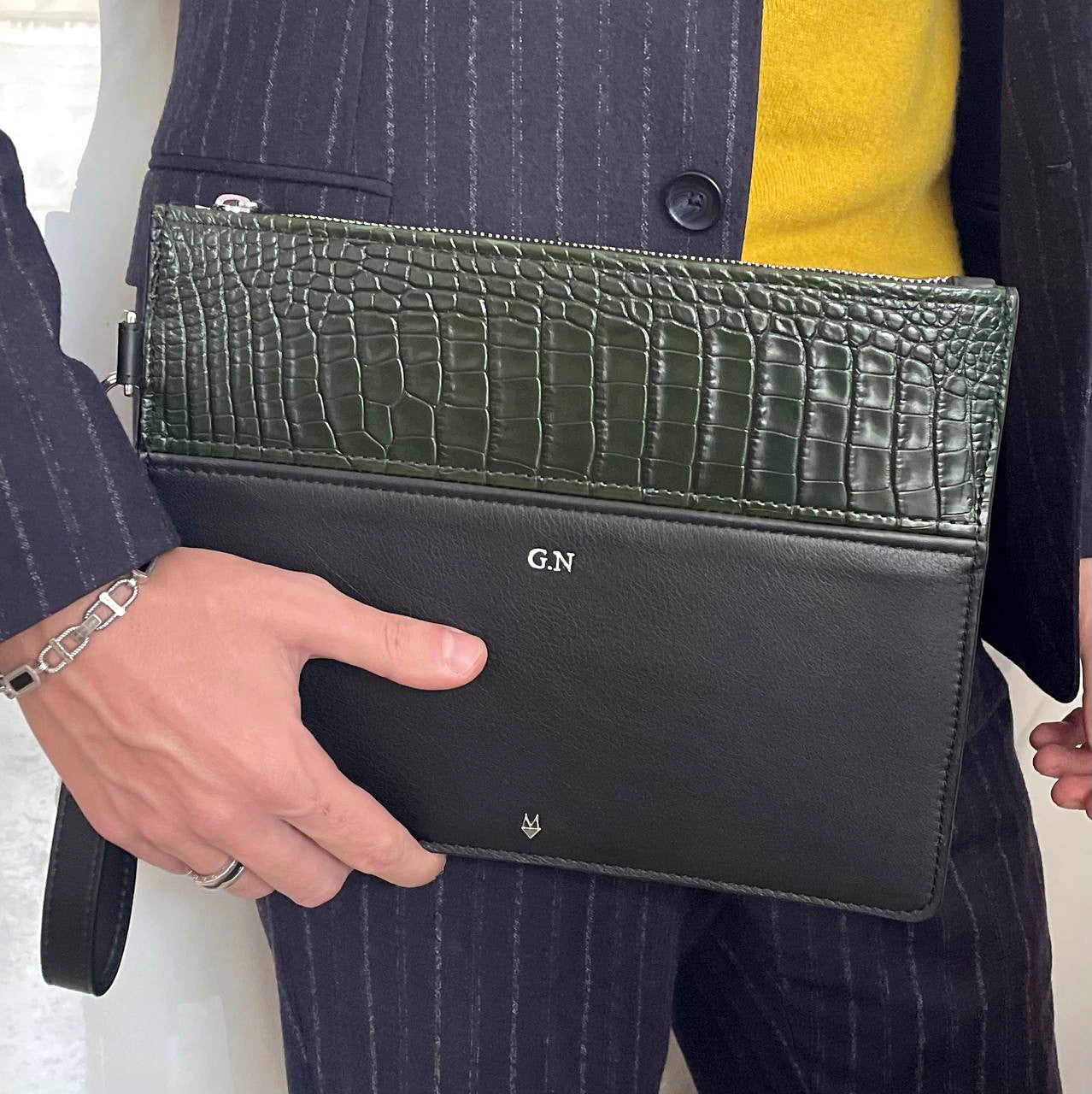 Pochette Uomo Borsello Maschile Borsello A Mano Uomo Manico Salvaspalla In Vera Pochette Uomo Borsello Maschile Borsello A Mano Uomo Manico Salvaspalla In Vera