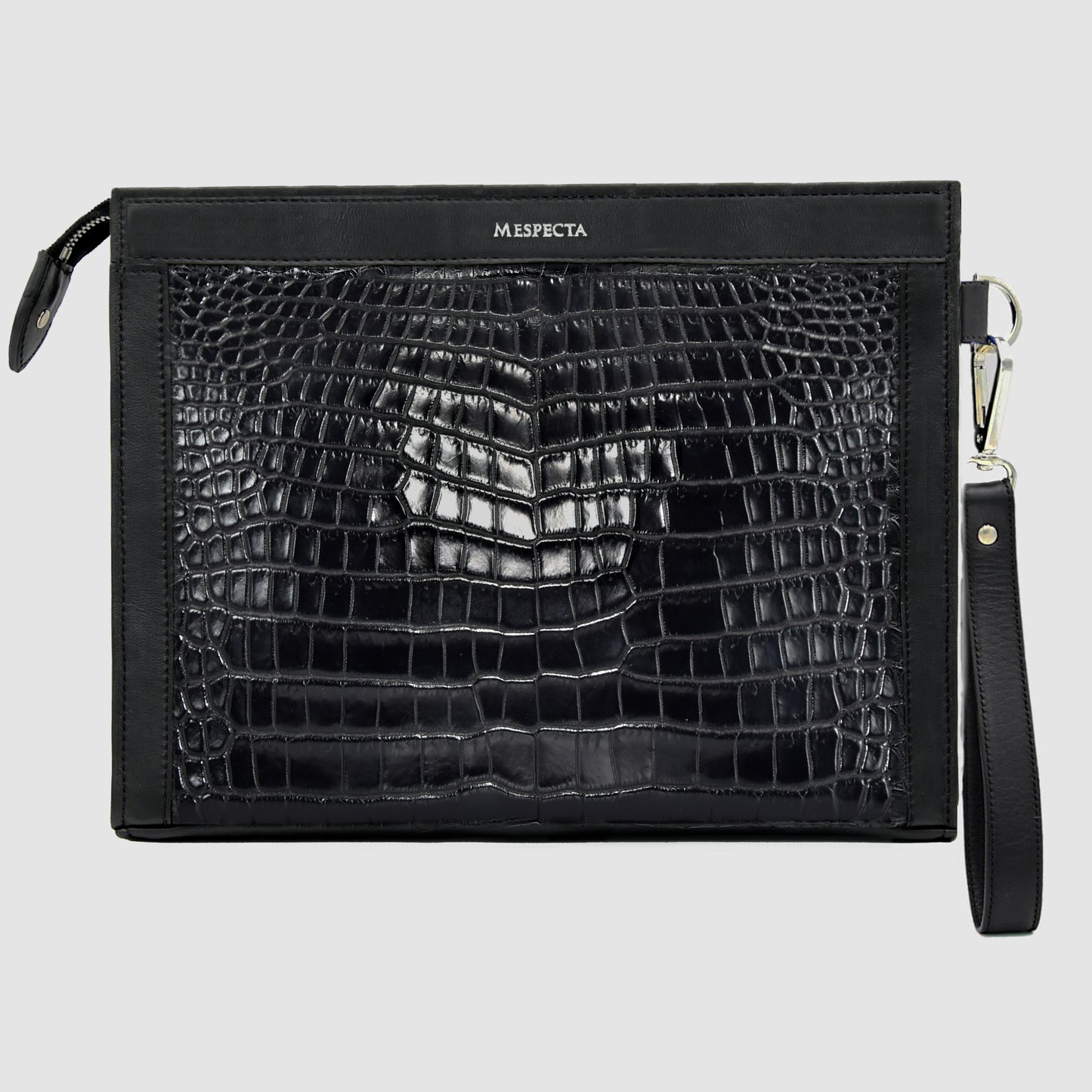 Borsa vera pelle di Coccodrillo "Conquistatore"- Pochette - Personalizzabile