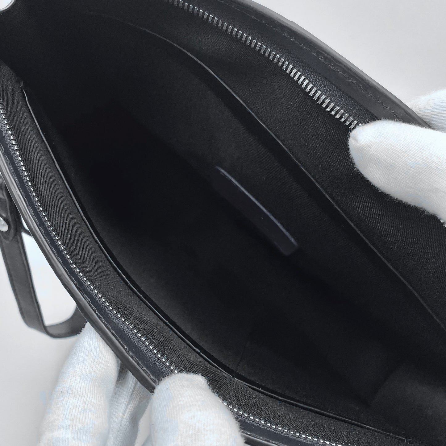 Man Purse Clutch bag in full genuine Royal Blue Python skin