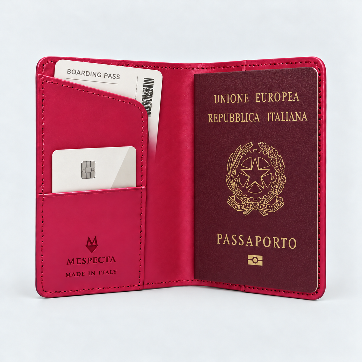Porta Passaporto in vera pelle di Coccodrillo