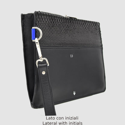 Custodia personalizzabile MacBook in pelle Laptop Sleeve Borsa in vero Pitone MacBook Pro 14  2021, MacBook Air 13 M2/M1  2022-2018, 13.3" MacBook Pro M2/M1 2022-2016, Surface PRO X/7/6/5